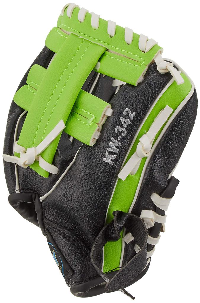 KAISER Glove Dragonfly Inch Baseball Catchball Practice For Lower Elementary School Students Softball Leisure Family Sports Black x Green 8.5 KW-342