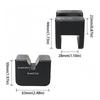 Black Rubber Jack Rubber Pad Durable Wear Resistant Anti Slip Slotted Adapter  Axle Stand Use