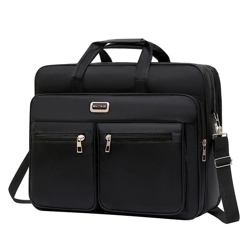 Men's Large Capacity Wear-Resistant Business Laptop Briefcase and Travel Handbag