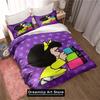 Kawaii Anime Mafalda All Season Twin Bedding Set 3 Piece Comforter Set Bed Duvet Cover Double King Comforter Cover Home Textiles