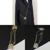 Street Style Mini Metal Chain Crossbody Bag With Diamond Embellishments For Daily Use