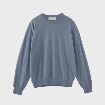 REGARDS Merino Wool Essential Knit - Steel Blue