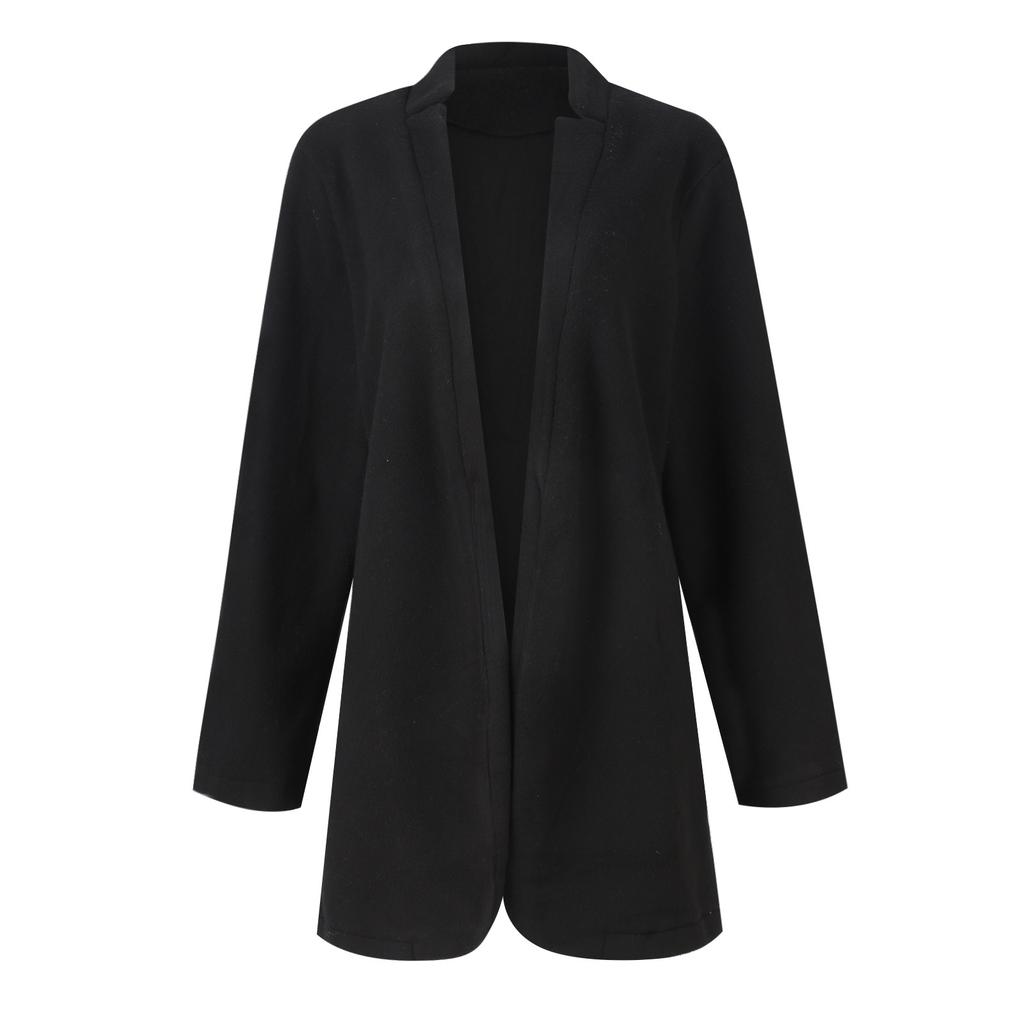 Damenmode Und Winter Mittellanger Trenchcoat Klassischer Reversmantel