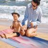 Painted geometric patterns digital-printed polyester Superfine fiber double-sided fleece Beach vacation bath towel, beach towel