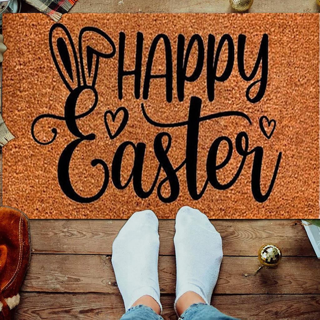 Wielkanocny Festiwal Dekoracji Przednie Drzwi Dywan Kryty Zewnątrz Mat