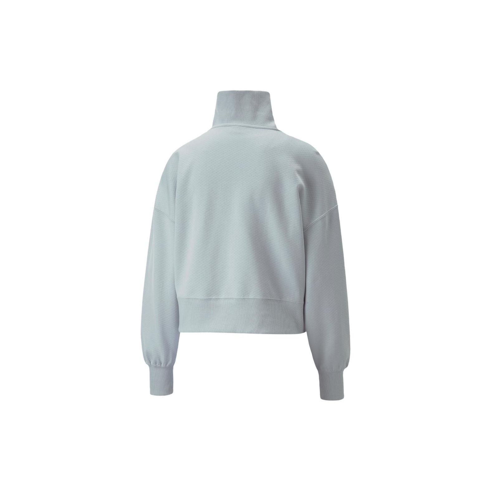 Puma Однотонный свитер с воротником-стойкой и вышитыми буквами — фото 2