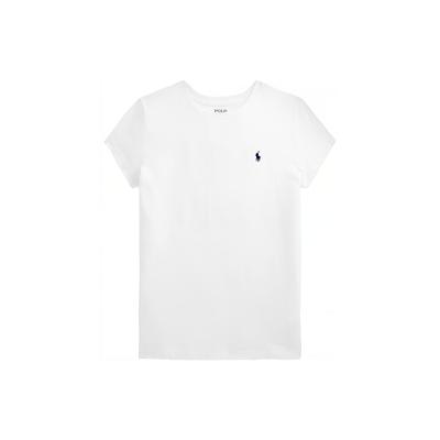 Polo T-Shirt SS23 Round Neck Pullover Solid Color Short Sleeve Women Tops White 313827451-001