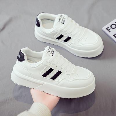 Spring New Little White Shoes Women's Shoes Versatile Sports Thick Baseplate Shoes Spring and Autumn
