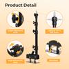 Ambitful 110cm Photography Heavy Ring Light Wall Mount Ceiling Triangle Boom Arm Studio Strobe Lights,Softbox Support Stand
