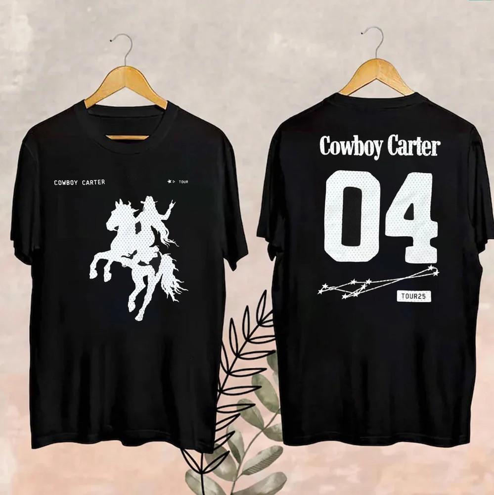 Beyoncé Cowboy Carter Tour 2025 Black Unisex T-Shirt Concert Merch S-5XL Unisex T-Shirt L
