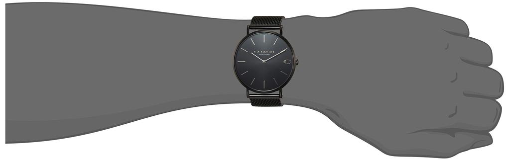 COACH CHARLES 14602148 Men's Watch, Black