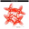 4pcs Plastic Propellers Indoor Drones  Propellers Set High Performances Propellers Smooth Flight Propellers for Tinyhawk 