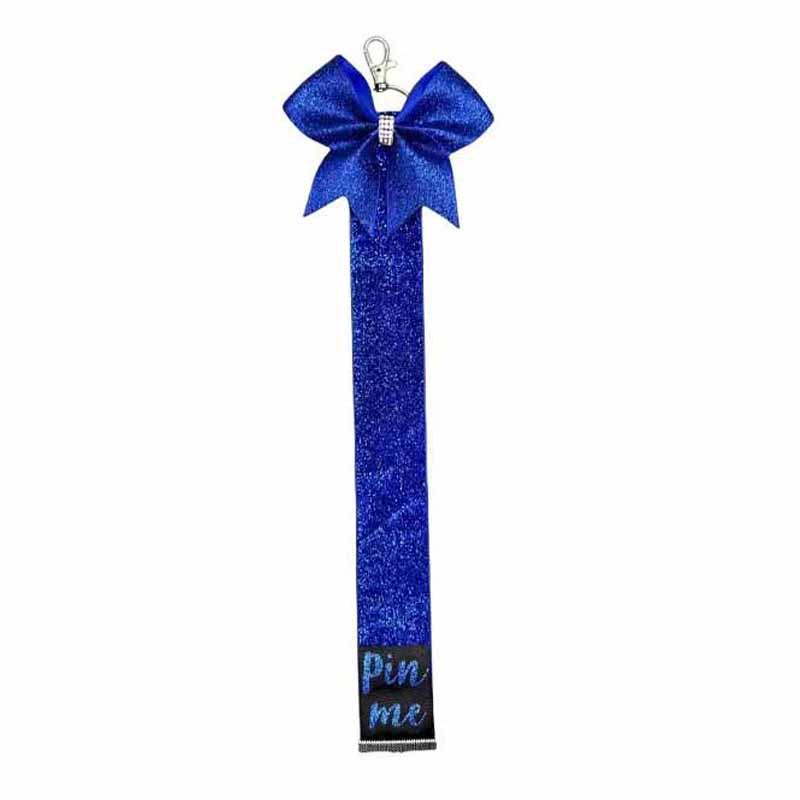 Cheerleader Bow Ribbon Keychain for Backpacks & Sports Bags