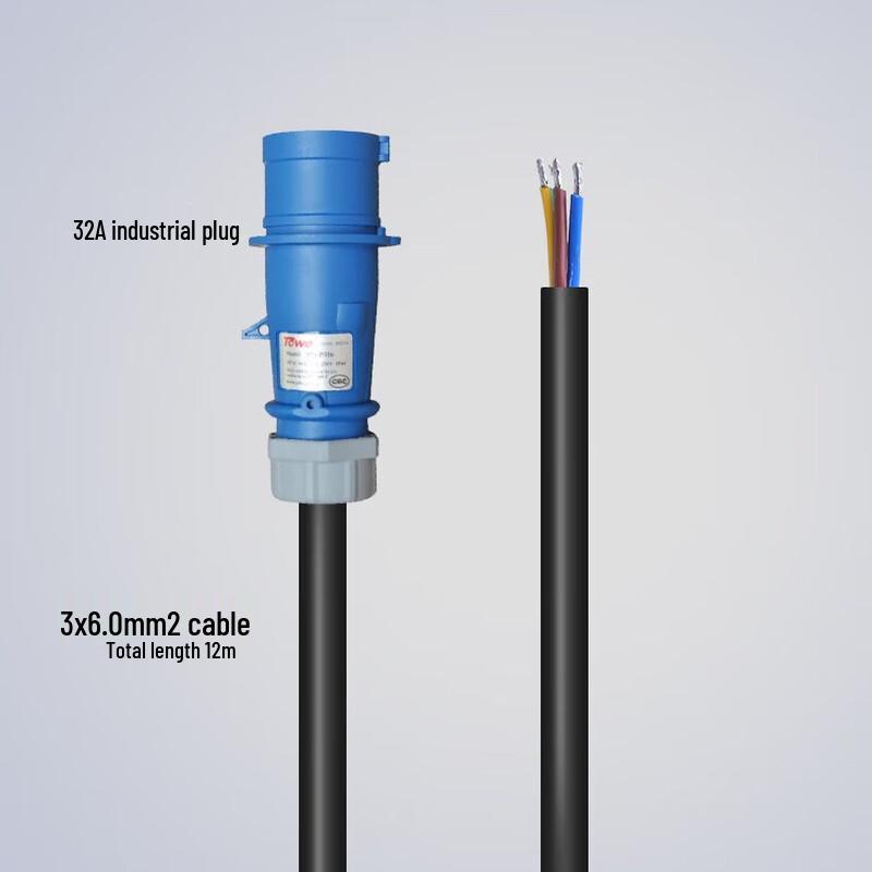 TOWE 32A Industrial Plug & Socket with 12m Cable