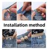 Camellia Flower Waist-cinching Button for Jeans, A Must-have Waist-cinching Tool. The Pants Are Sewn and Detachable with A Fixed Button