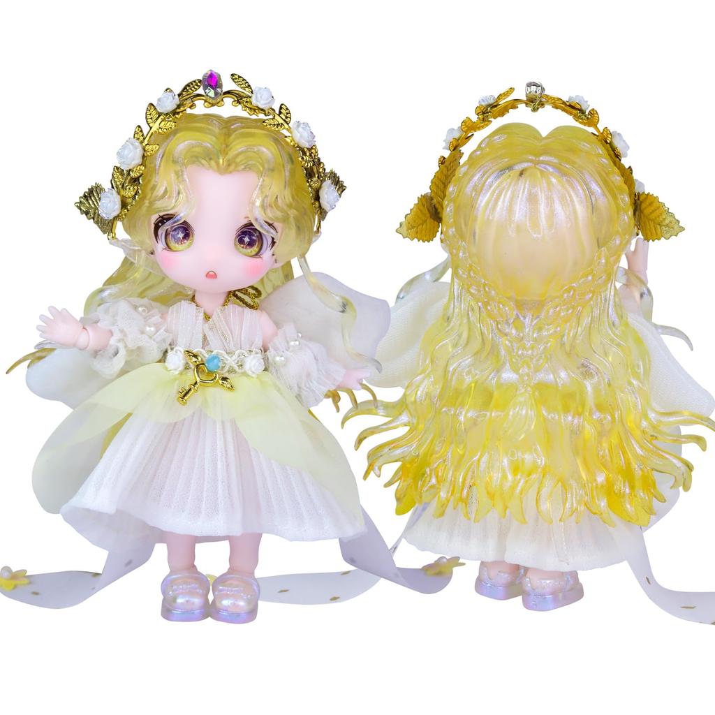 ICY Fortune Days 13cm bjd doll anime style doll perfect for DIY girl doll - set, gift, decoration, exercise, collection, 8+(Libra)