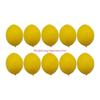 10Pcs Artificial Lemon Realistic Simulation Lemon Fruit Foam Lemon for Display