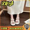 Cartoon Girl Slippers 2025 New Summer Wear Fashion Platform Sandals Summer Bow Slippers Women