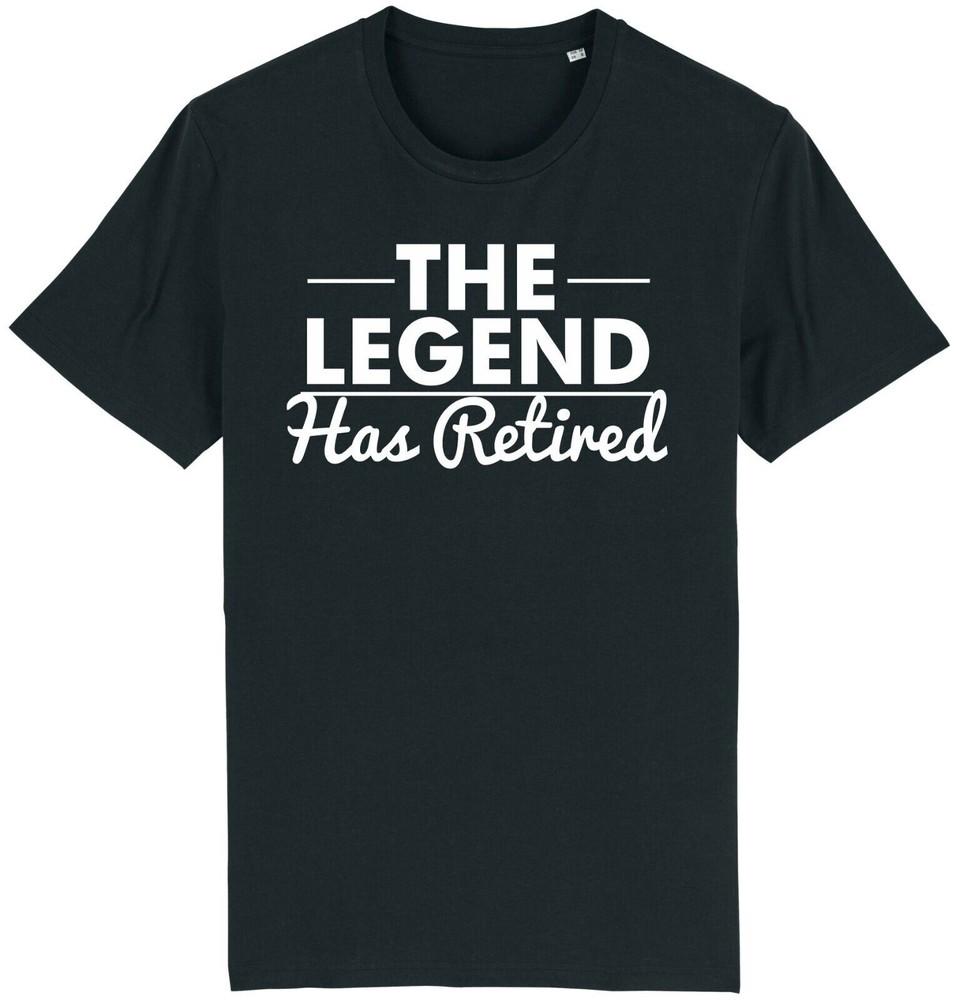 The Legend has retired funny t shirt tee Gift Idea dad grandpa husband