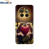 For Realme 12 Pro+ Case Love Heart Soft Silicone Cover for Oppo Realme 12 Plus 5G Fundas for Realme 12 Pro Plus Realme12 Bumper
