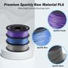 Best Quality 3d Printer Plastic Filament 1.75mm PLA Sparkly Silver 3D Printer Filament 3d Printing Filament