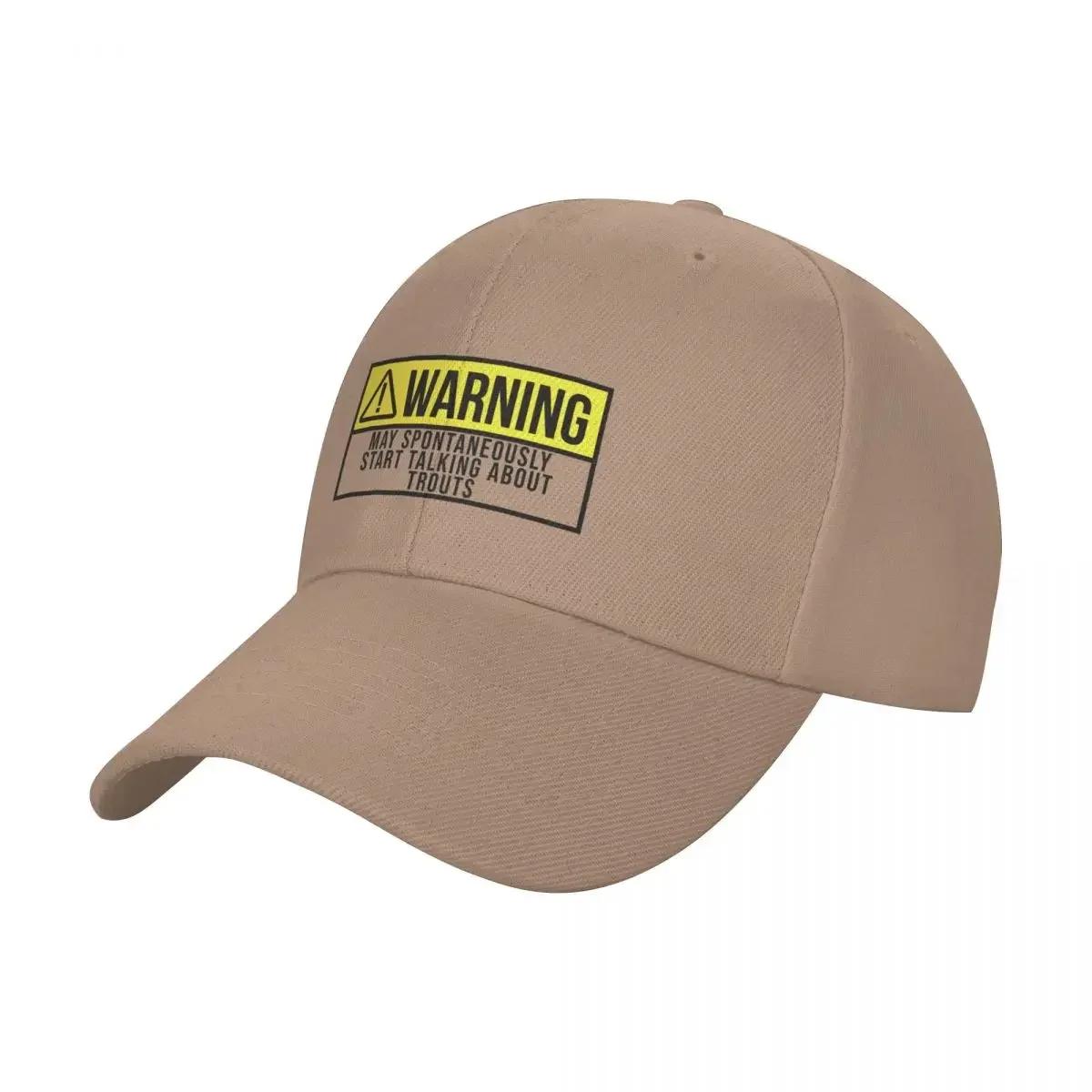

May Spontaneously Start Talking About Trouts Baseball Cap western Hat Fashion Beach Men Women s