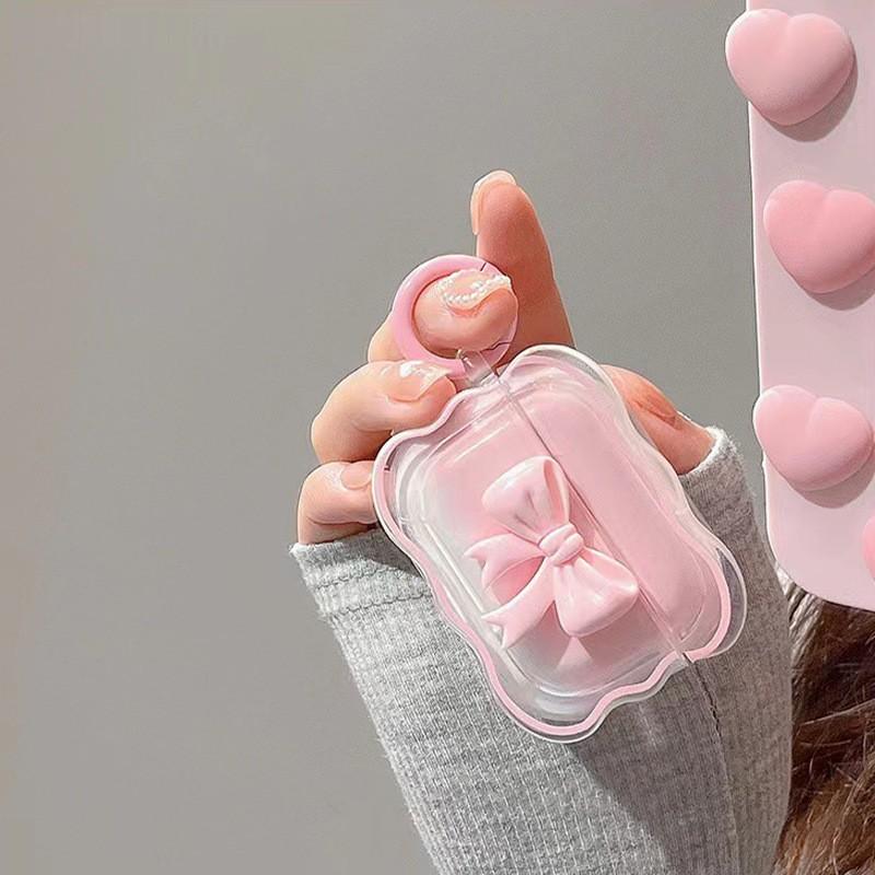 3D Bow Wireless Earphone Cover, Cute Earphone Cover