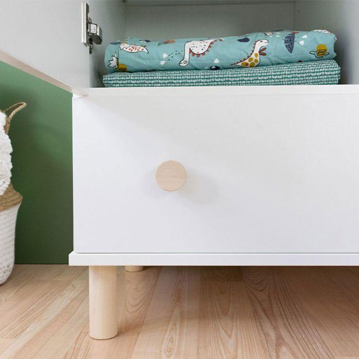 Armoire enfant avec tiroir COMBO blanc