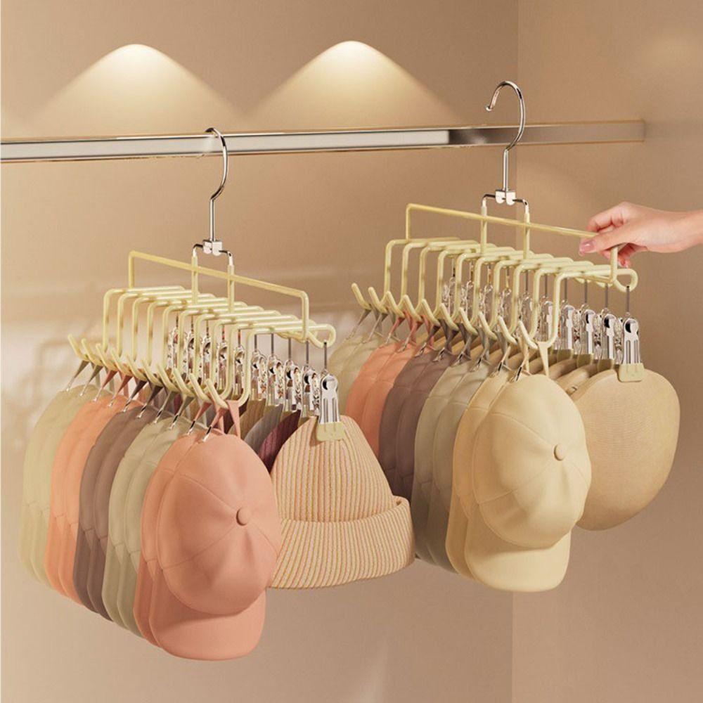 Hanging Baseball Hat Organizer Rack Portable Clothes Clip Multifunctional Towel Hanger Clip  Sock
