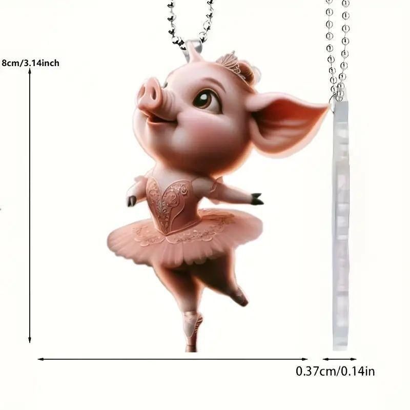 

Акриловый забавный кулон Яркий аксессуар для интерьера автомобиля и Веселое украшение для рождественской елки