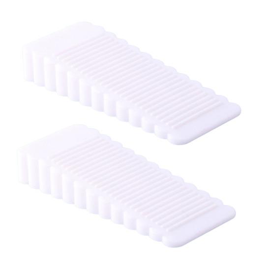 2Pcs Anti-collision Door Buffer Textured Design Surface Home Improvement Safety Household Door Stop Home
