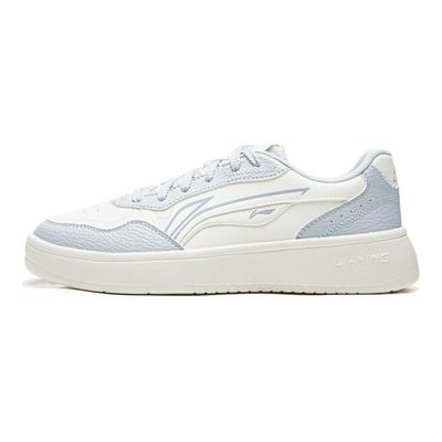 Li Ning Wheat Age Slip Resistant, Abrasion Resistant, Breathable, Height Increasing Low Top Skateboard Shoes Women's AGCW086-5