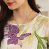 MODIQUE Spring Summer Plus Size Women Casual Loose Elegant Cotton Floral Print Puff Sleeve Blouse Shirts Lady Oversize O-Neck Long Sleeve Pullover