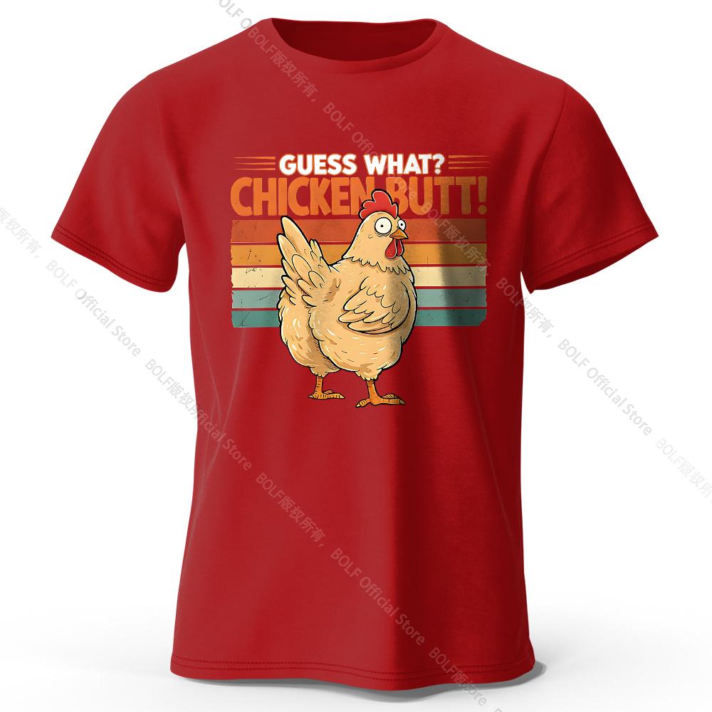 

Мужская футболка с принтом Chicken Butt, 100% хлопок, свободные футболки с принтом Silly Graphic Tees для женщин, летние топы, игривая уличная одежда XXXL вино красного