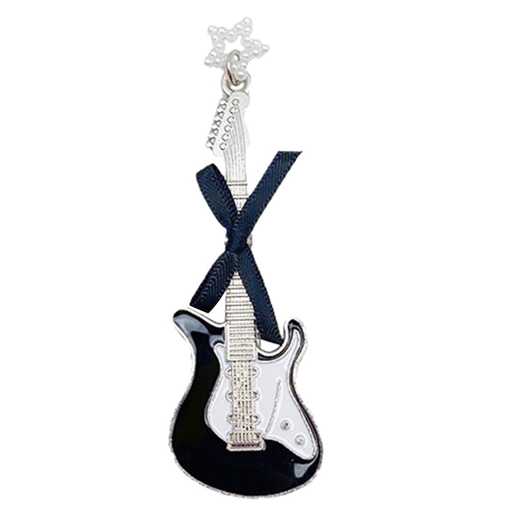 Guitar Star Charm Hair Clip Sweet Pentagrams Bowknot Hairpin Hair Barrettes Elegant Pearl Hairclip Aesthetic Headwear