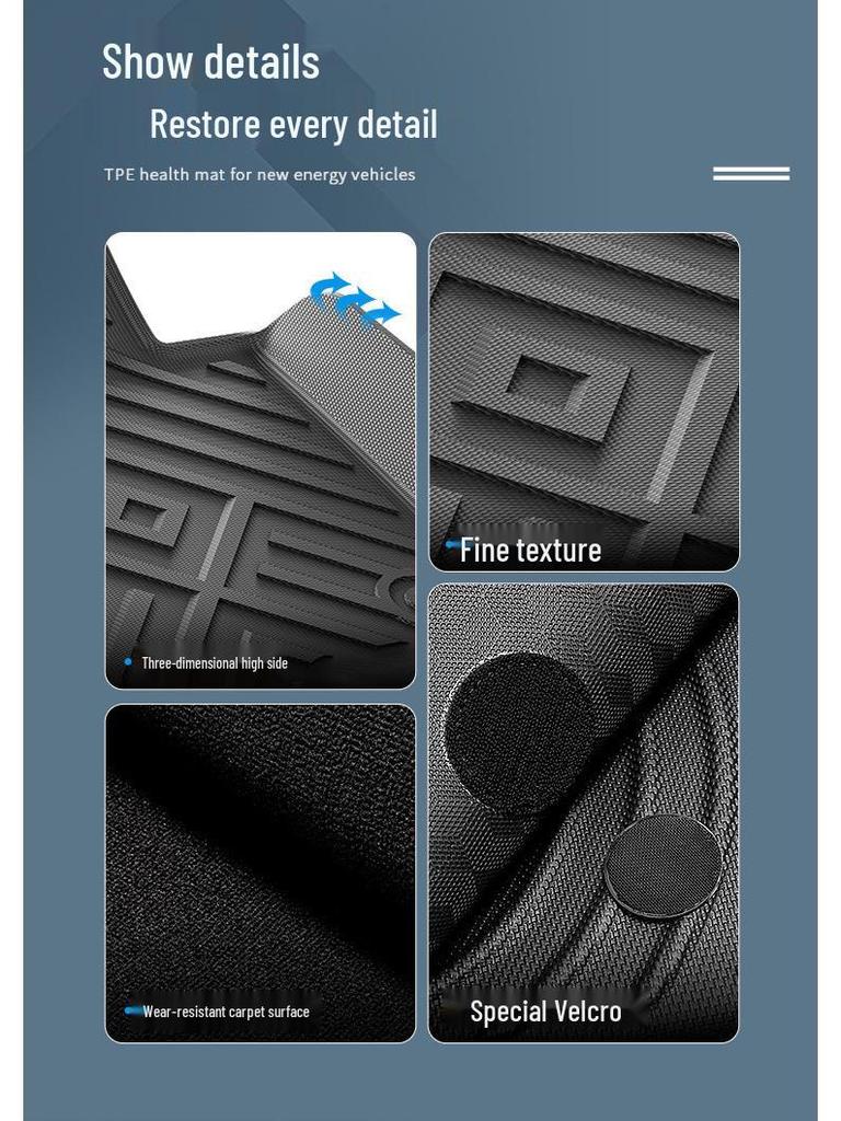 Eco-Friendly TPE Mats for Changan UNI-Z: Includes Full Set with Seat Back and Trunk Mats