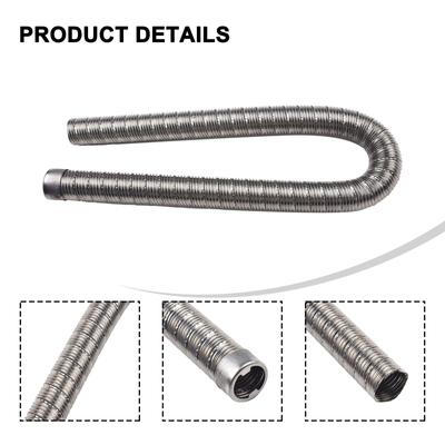 60cm/23.62in Exhaust Pipe Accessories Parts Replacement