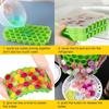 Ice Cube Tray Silicone Mould 37 Cellular Silicone Ice Cubes Hexagonal Molds DIY Kitchen Honeycomb Ice Cubes Molds