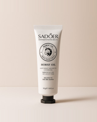 2 KS Krém na ruce s koňským olejem Krém na ruce Hlemýžď ​​Hydratační kozí krém Smooth Skin