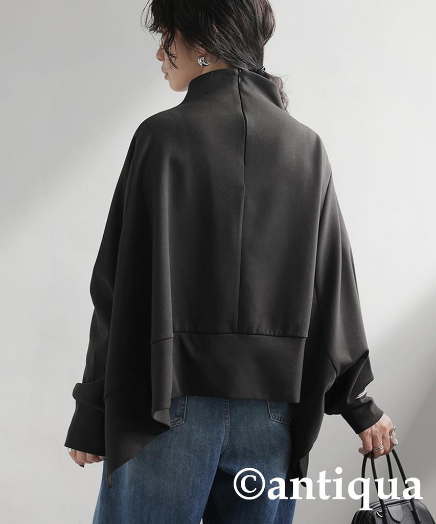 antiqua Ponte Design Long One Size Black Women's Top, Sleeve, PN-00507, 05,