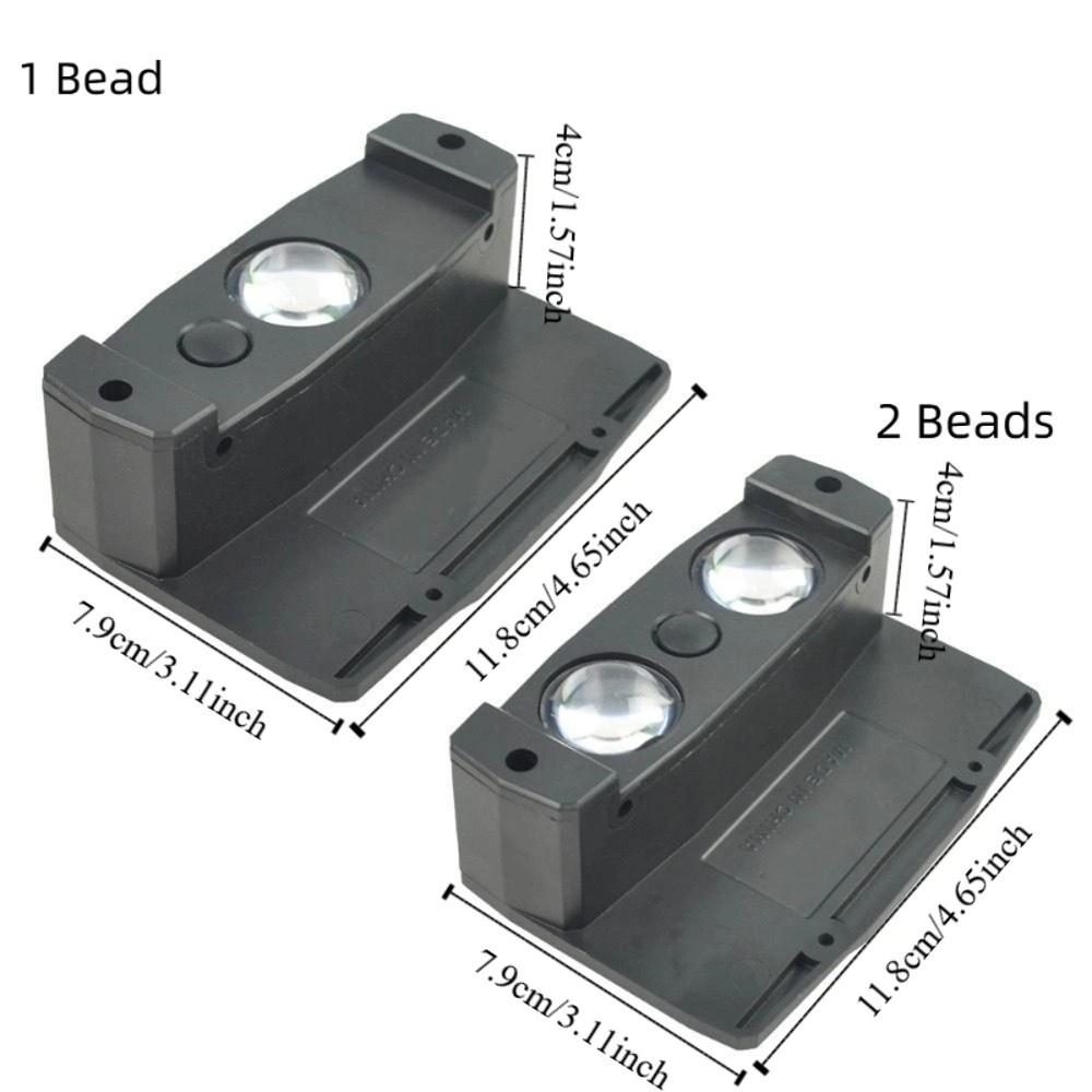Plastic LED Outdoor Spotlight Solar Powered Fence Light Solar Wall Light  Pathway