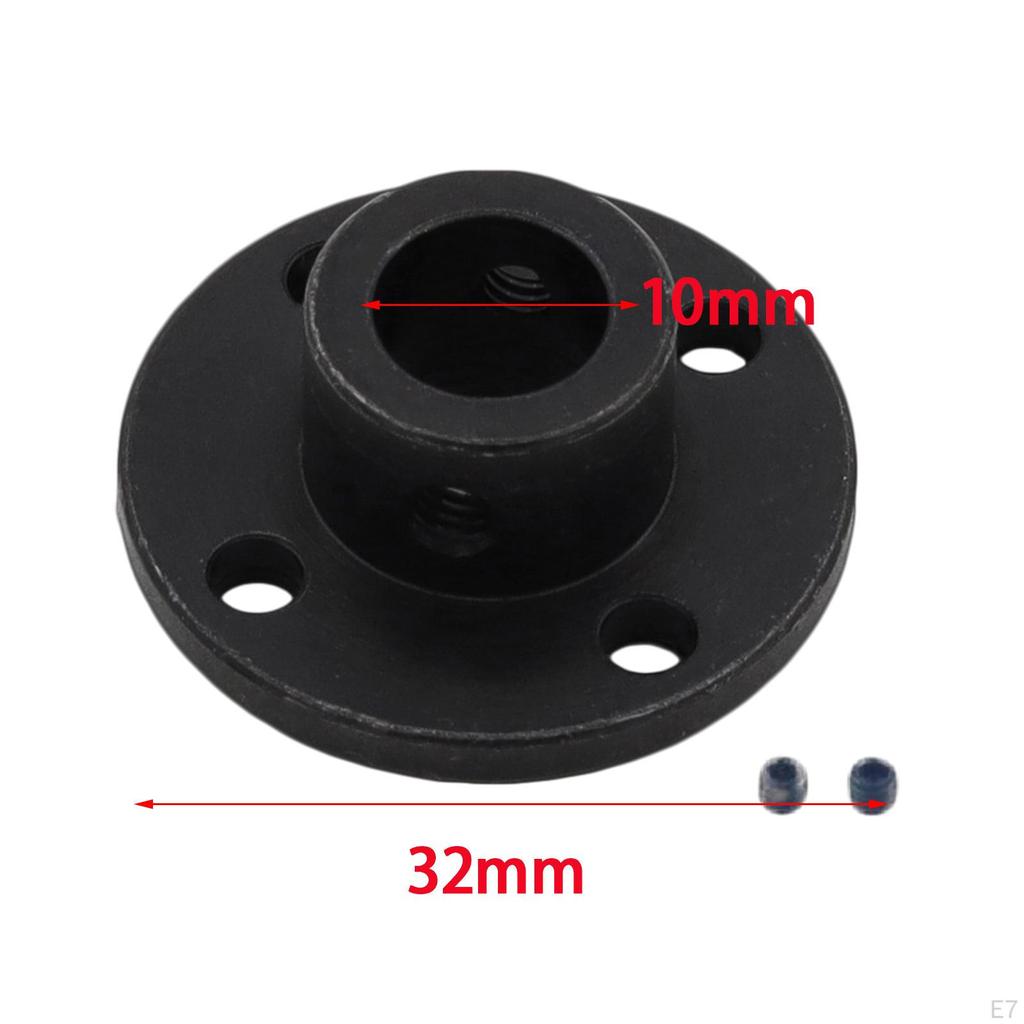 Flange Shaft Coupling Connector Durable Parts Accessories with Fastening Screw DIY