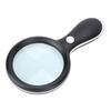 Handheld Reading Magnifying Glass LED Magnifying Glass 10 Times 88mm for Reading Books and Newspapers