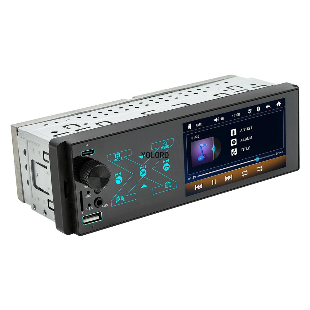 4.1inch Car Radio 1Din Audio Stereo FM Bluetooth Steering Wheel Remote Control Car MP5 Multimedia Player Autoradio