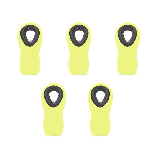 5 шт уплотнительный зажим магнит на холодильник влагозащищенный мешок для закусок хлеба уплотнительный зажим для консервации еды герметик кухонные принадлежности жёлтый 2417₽