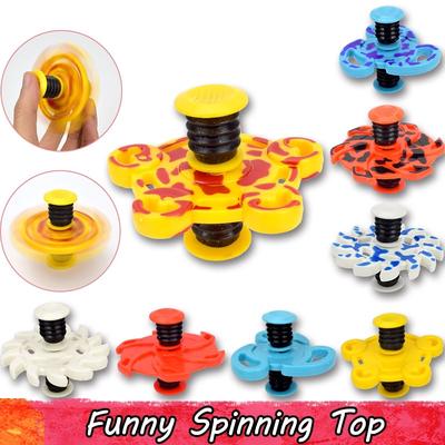 Çocuklar İçin Zıplayan Yaylı Jiroskop Oyuncakları El Çeviriciler Zıplama Oyuncakları Parmak Stres Giderici Gençler Yetişkinler İçin Hediyeler