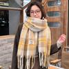 11 New Autumn and Winter Warm Scarf Female Mohair Lengthened and Thickened Scarf Atmosphere High-end Shawl Wholesale