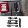 10-teiliges Set ABS Außentürgriffabdeckung Zierleiste passend für Jeep Wrangler JL 2018 +