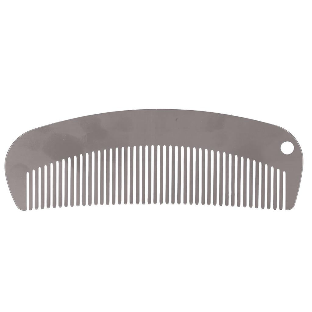Ti Hair Comb for Men Women Metal Fine Tooth Anti Static Comb   Grooming Brush for Travel and Daily Carry