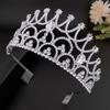 Bridal Baroque Large Crown Rhinestone Hair Accessories Queen Luxury Crown Wedding Headdress Accessories Headband